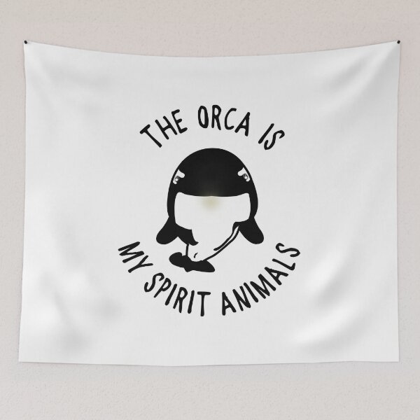 Item preview, THE ORCA IS MY SPIRIT ANIMAL designed and sold by noahs-shop.