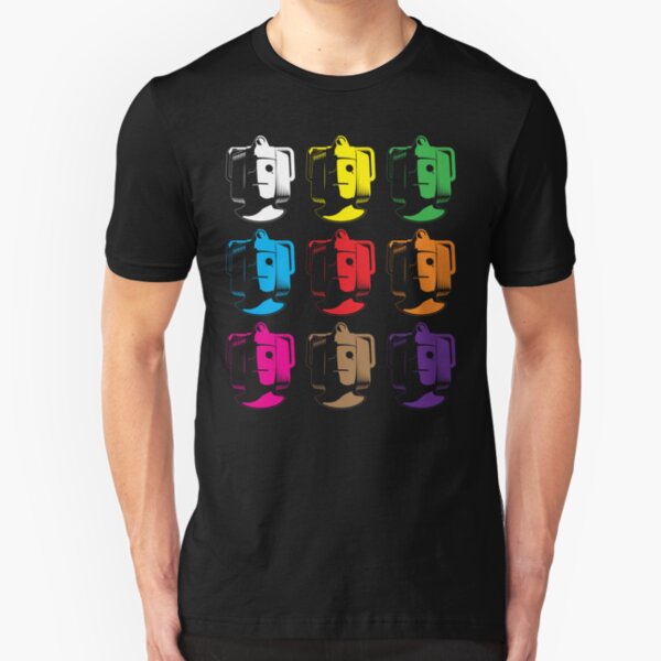 Cyberman pop art Slim Fit T-Shirt