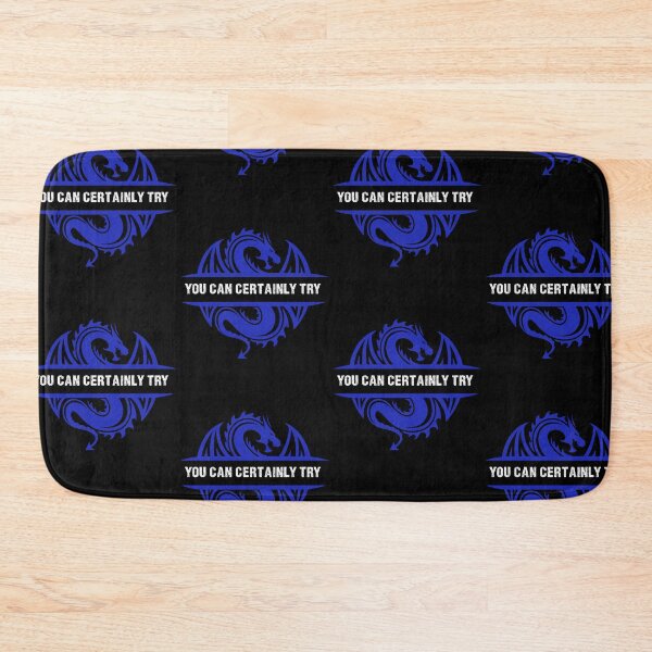 Item preview, You Can Certainly Try - Vintage Blue Dragon designed and sold by SuperUberLame.