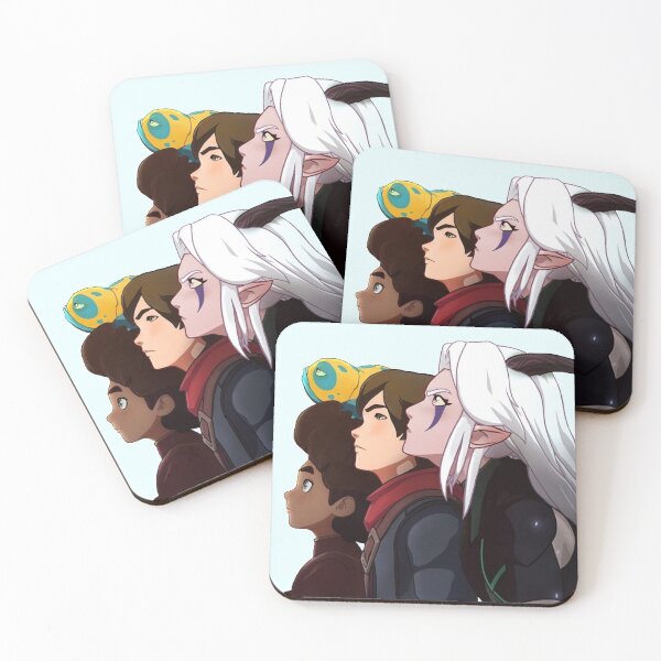 Item preview, The Dragon Prince - Rayla, Callum and Ezran  designed and sold by georgigaze.