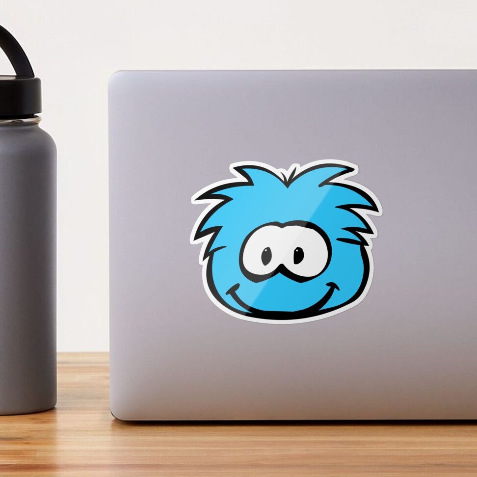 blue puffle Sticker for Sale by ccmass2