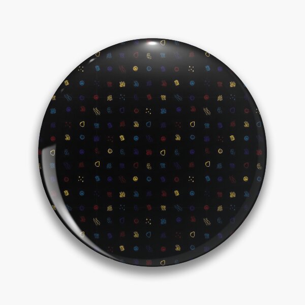 Item preview, Ditsy Organelles - Color on Black designed and sold by Hodgepodge Bricolage.