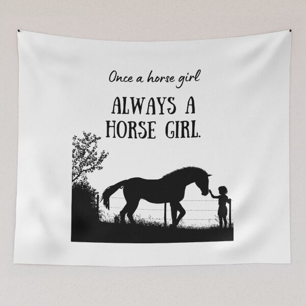 Item preview, Once A Horse Girl Always A Horse Girl | Horse Lover | Horse Gift designed and sold by Presto Prints Design.