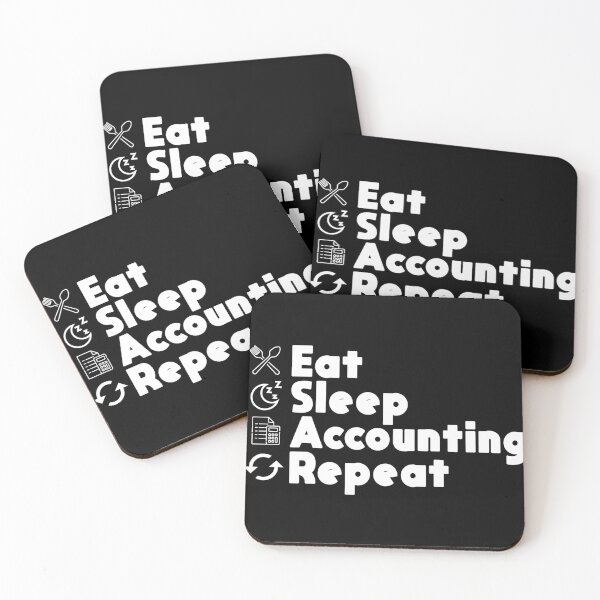 Item preview, Eat Sleep Accounting Repeat - Funny Accounting Gift designed and sold by Eddyed.