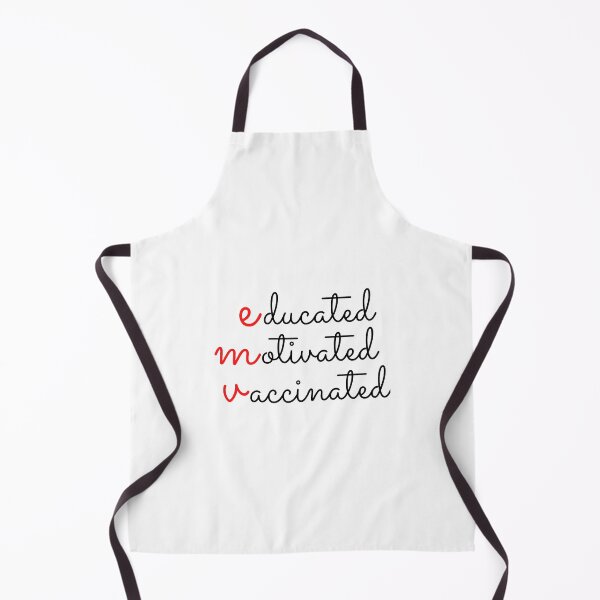 Item preview, educated motivated vaccinated designed and sold by JocelynCrafts.