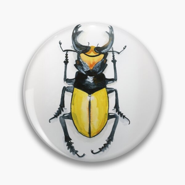 Item preview, Escarabajo ciervo amarillo designed and sold by sydneymusselman.