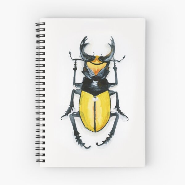 Item preview, Yellow Stag Beetle designed and sold by sydneymusselman.