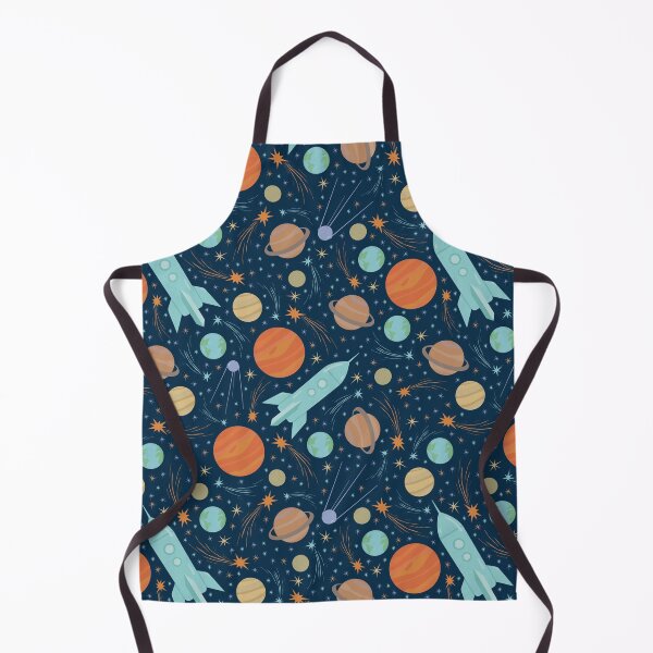 Item preview, Galaxy stars planets and space ships pattern designed and sold by PG Illustration.