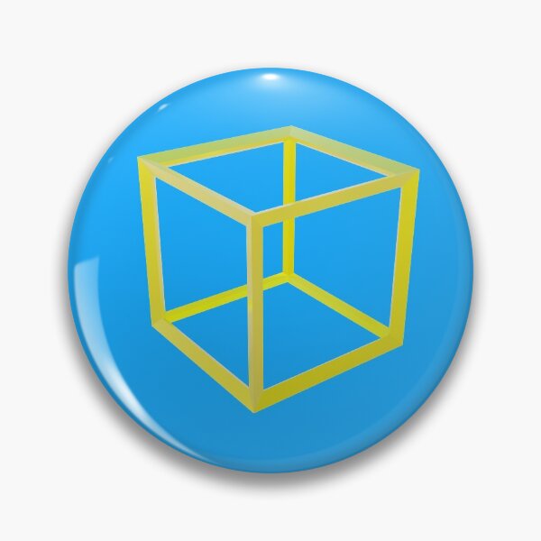 Artikelvorschau, Gelbes geometrisches Muster des 3D-Würfels entworfen und verkauft von bradm50.