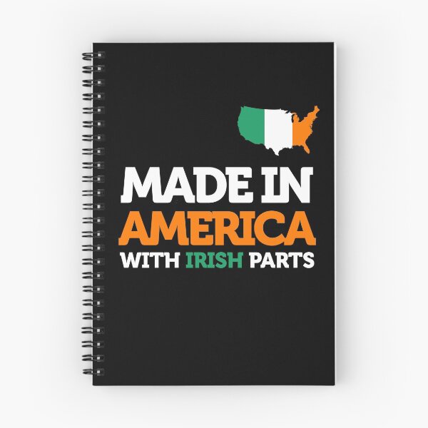 Item preview, Made in America with Irish Parts Amazing Irish Heritage Fun designed and sold by smartrocket.