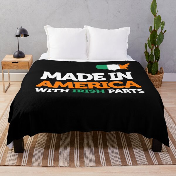 Item preview, Made in America with Irish Parts Amazing Irish Heritage Fun designed and sold by smartrocket.