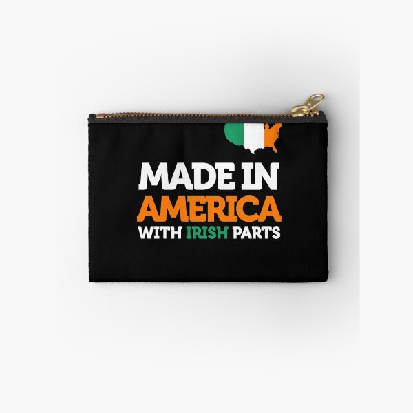Item preview, Made in America with Irish Parts Amazing Irish Heritage Fun designed and sold by smartrocket.
