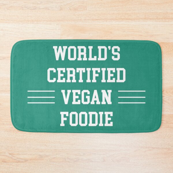 Item preview, World's certified vegan foodie designed and sold by GraphicBit.