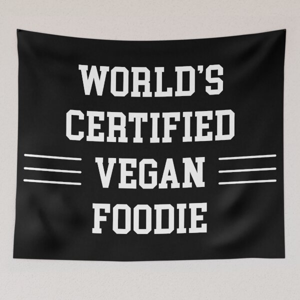 Item preview, World's certified vegan foodie designed and sold by GraphicBit.