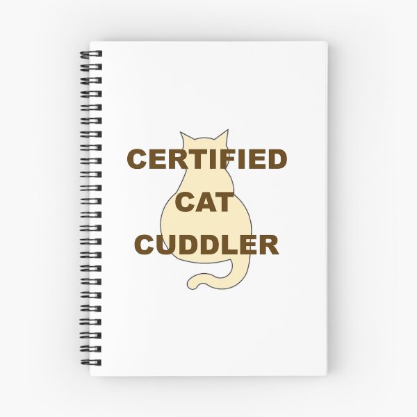 Item preview, Kitty Silhouette Certified Cat Cuddler designed and sold by teakastreasures.