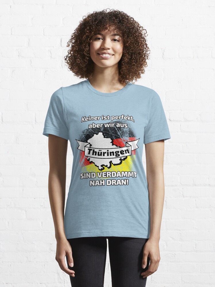 Alternative Ansicht von Perfekt Thüringen Essential T-Shirt