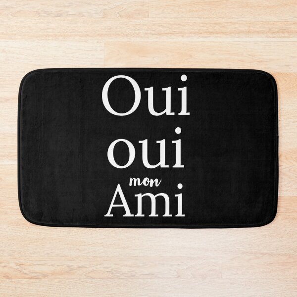 Item preview, Oui oui mon ami designed and sold by Gingatoo.