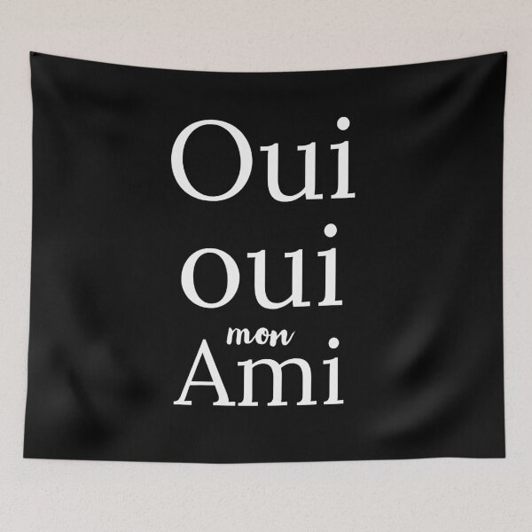 Item preview, Oui oui mon ami designed and sold by Gingatoo.