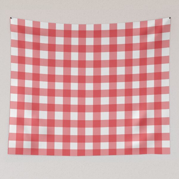Item preview, Red Gingham ,checkered ,buffalo ,plaid pattern designed and sold by MariaMarinova.
