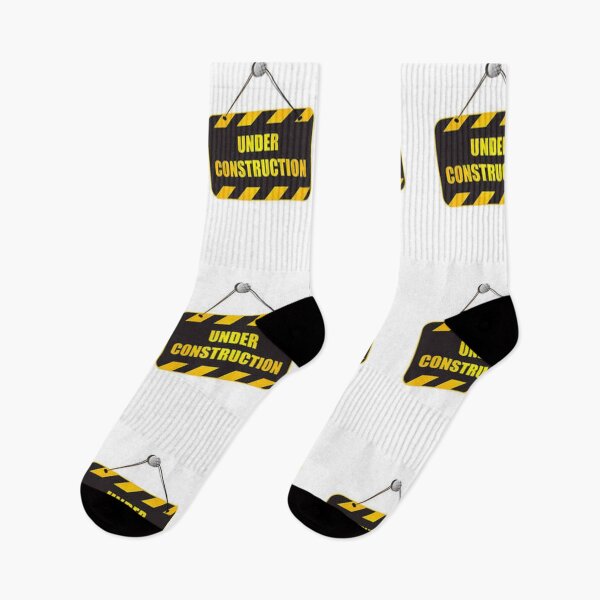 Item preview, Construction socks, manual labor socks, construction work socks, truckers socks, manly socks designed and sold by teeandmilkco.
