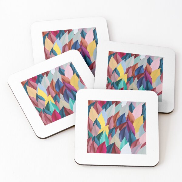 Item preview, Floral pattern colorful leaves designed and sold by 2411.