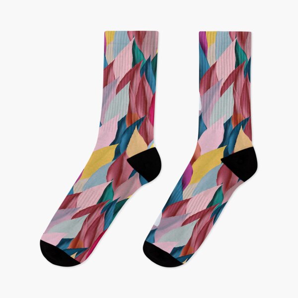Item preview, Floral pattern colorful leaves designed and sold by 2411.