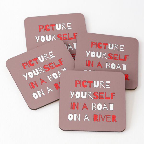 Item preview, Picture Yourself in a Boat On a River - Lucy In the Sky With Diamonds designed and sold by QuotesDogma.