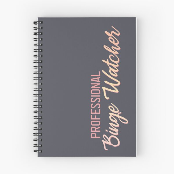 Item preview, Professional Binge Watcher - Colorful Pink and Yellow Pastel Text designed and sold by TheMajesticGoat.