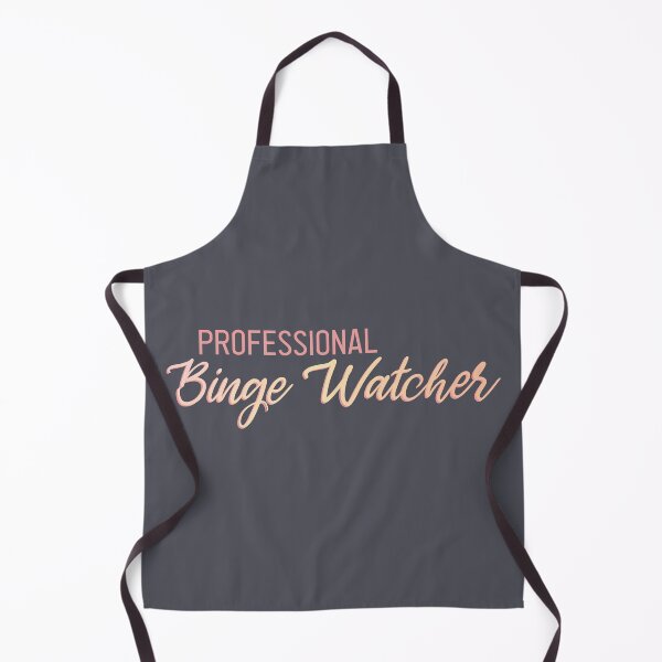Item preview, Professional Binge Watcher - Colorful Pink and Yellow Pastel Text designed and sold by TheMajesticGoat.