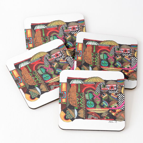 Item preview, Dwellings ll - Large Pattern. See also Small Pattern designed and sold by Rodney Cohen.