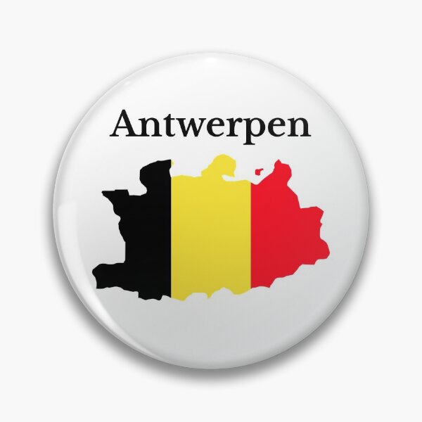 Item preview, Antwerp Province Map flag , Belgium. designed and sold by marosharaf.
