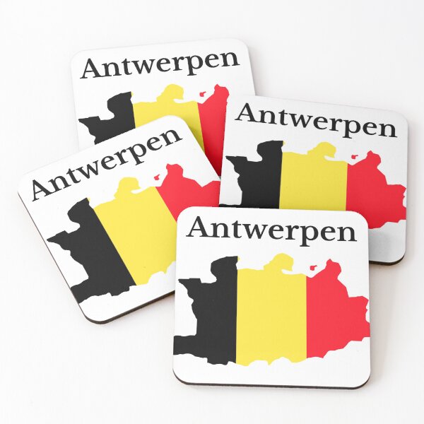 Item preview, Antwerp Province Map flag , Belgium. designed and sold by marosharaf.
