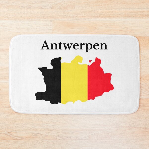 Item preview, Antwerp Province Map flag , Belgium. designed and sold by marosharaf.