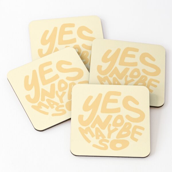 Item preview, yellow yes no maybe so designed and sold by azaleae.