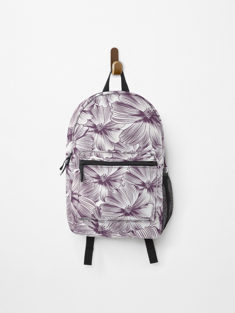 Thumbnail 1 of 3, Backpack, Floral vector pattern designed and sold by 2411.