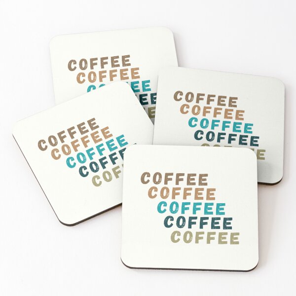Item preview, COFFEE COFFEE COFFEE COFFEE COFFEE designed and sold by BrownGirlMantra.