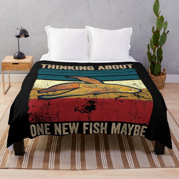 Item preview, VINTAGE THINKING ABOUT ONE NEW FISH MAYBE designed and sold by noahs-shop.