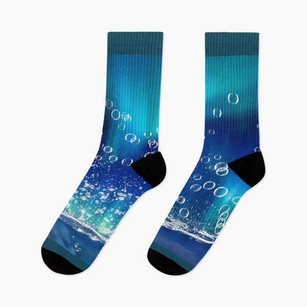 Item preview, Effervescent bubbles rise under the aurora borealis designed and sold by mikebraun.