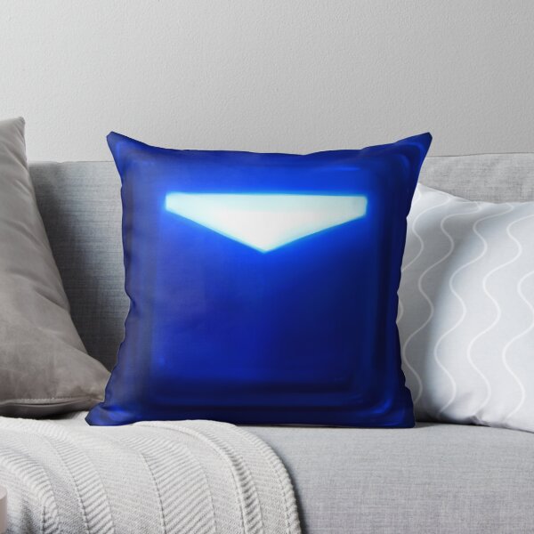 Beat Saber Blue Block Throw Pillow Cover Throw Pillow
