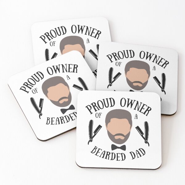 Item preview, Proud Owner Of A Bearded Dad Color designed and sold by Web CreationsNL.