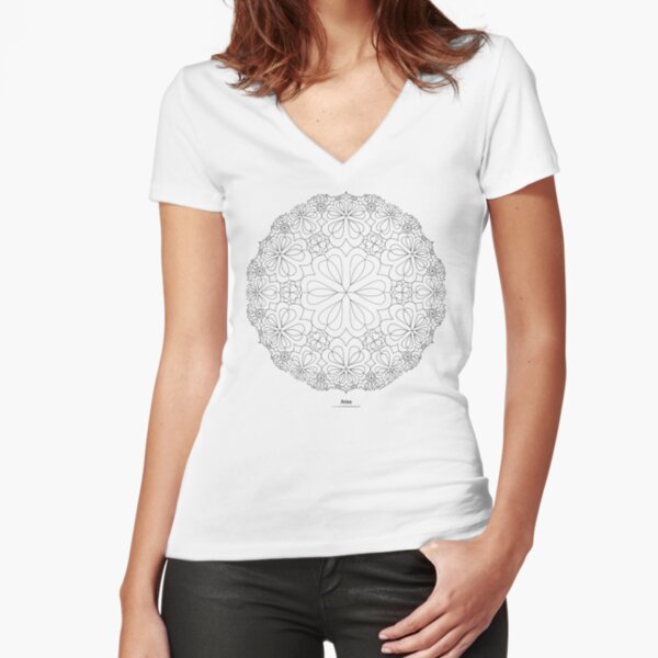 Fitted V-Neck T-Shirt