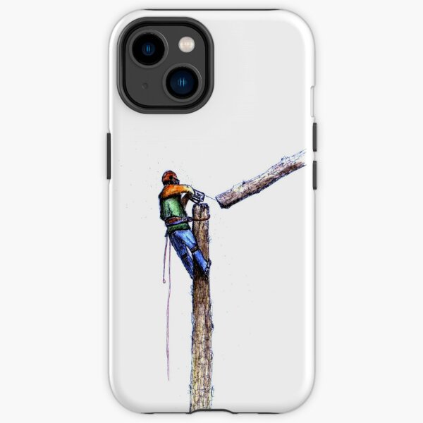 Arborist Tree Surgeon Lumberjack Logger chainsaw iPhone Robuste Hülle