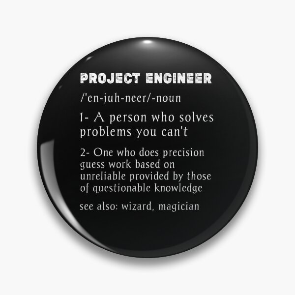 Item preview, Project Engineer Definition,funny project management gift  designed and sold by Essakhi12.