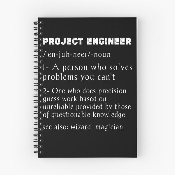 Item preview, Project Engineer Definition,funny project management gift  designed and sold by Essakhi12.
