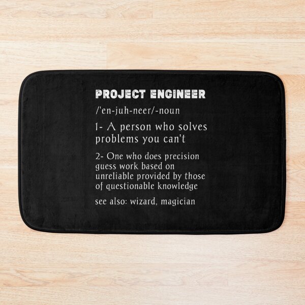 Item preview, Project Engineer Definition,funny project management gift  designed and sold by Essakhi12.