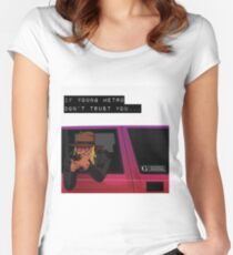 If young metro don't trust you Women's Fitted Scoop T-Shirt