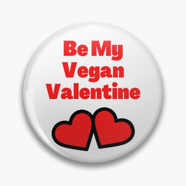 Item preview, Be My Vegan Valentine, Red Hearts Vegantine designed and sold by WhimsicaliTee.