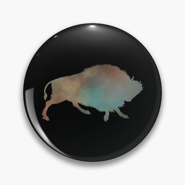 Item preview, Bison Watercolor Essential Sticker designed and sold by Love2MakeArt.