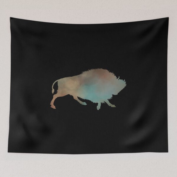 Item preview, Bison Watercolor Essential Sticker designed and sold by Love2MakeArt.
