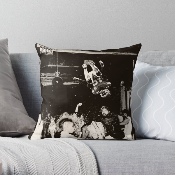 KANSAS CITY FOOTBALL FLIP CONCERT Throw Pillow